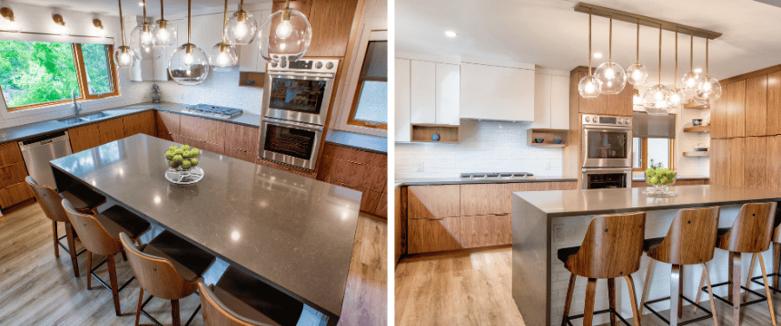 Interior design “Mid-Century Modern Style” kitchen renovation