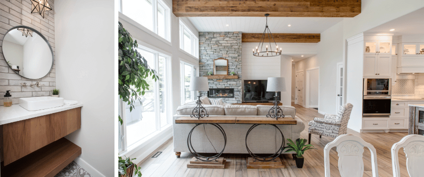 Interior design “Farmhouse Style” whole home renovation