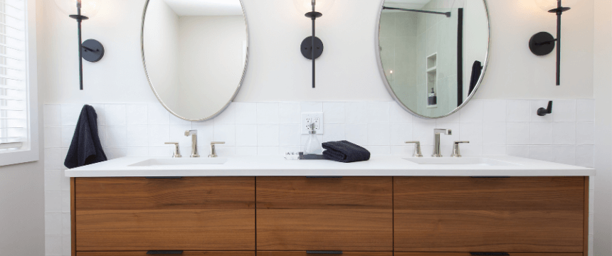 Bathroom renovation ideas - dual vanity (his and hers) 