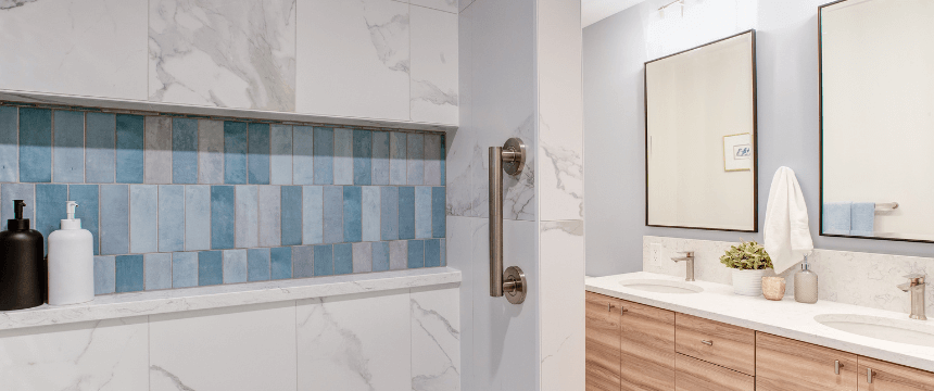 Bathroom renovation ideas - quality, durable tiles, fixtures, faucets, countertops, and more