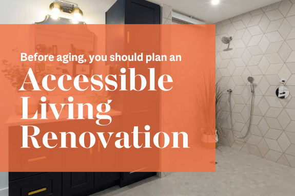 Before aging, you should plan an accessible living renovation