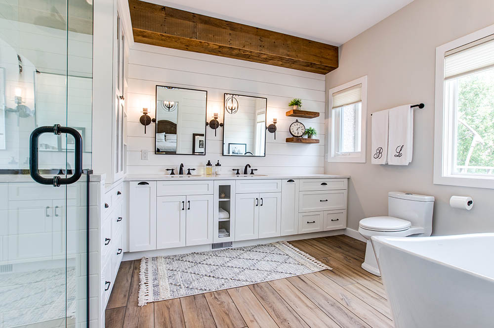 Home renovations featuring bathroom