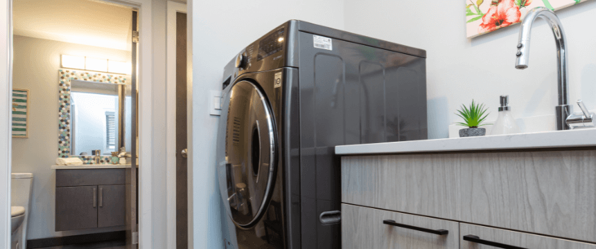 Winnipeg basement laundry room renovation