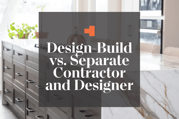 Design-build company vs. hiring a contractor and designer separately